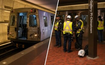 Train Crash at Metro Center