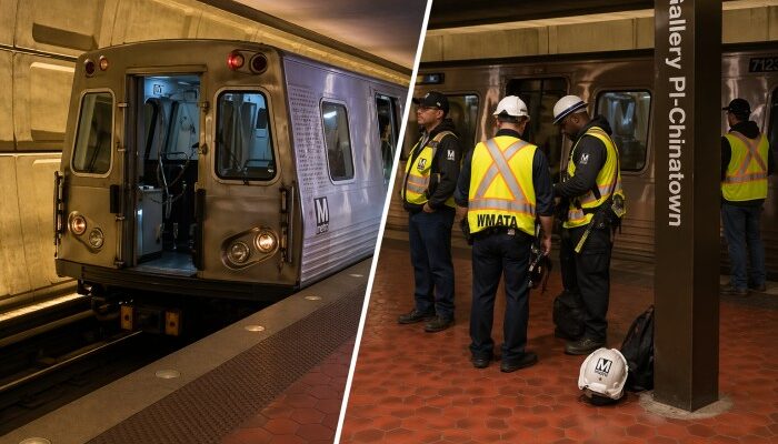Train Crash at Metro Center