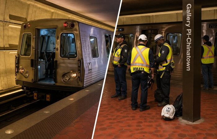 Train Crash at Metro Center