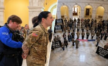 Veterans Arrested at Capitol