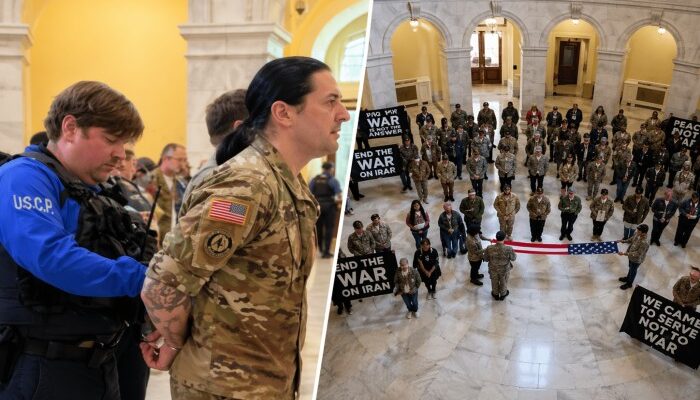 Veterans Arrested at Capitol